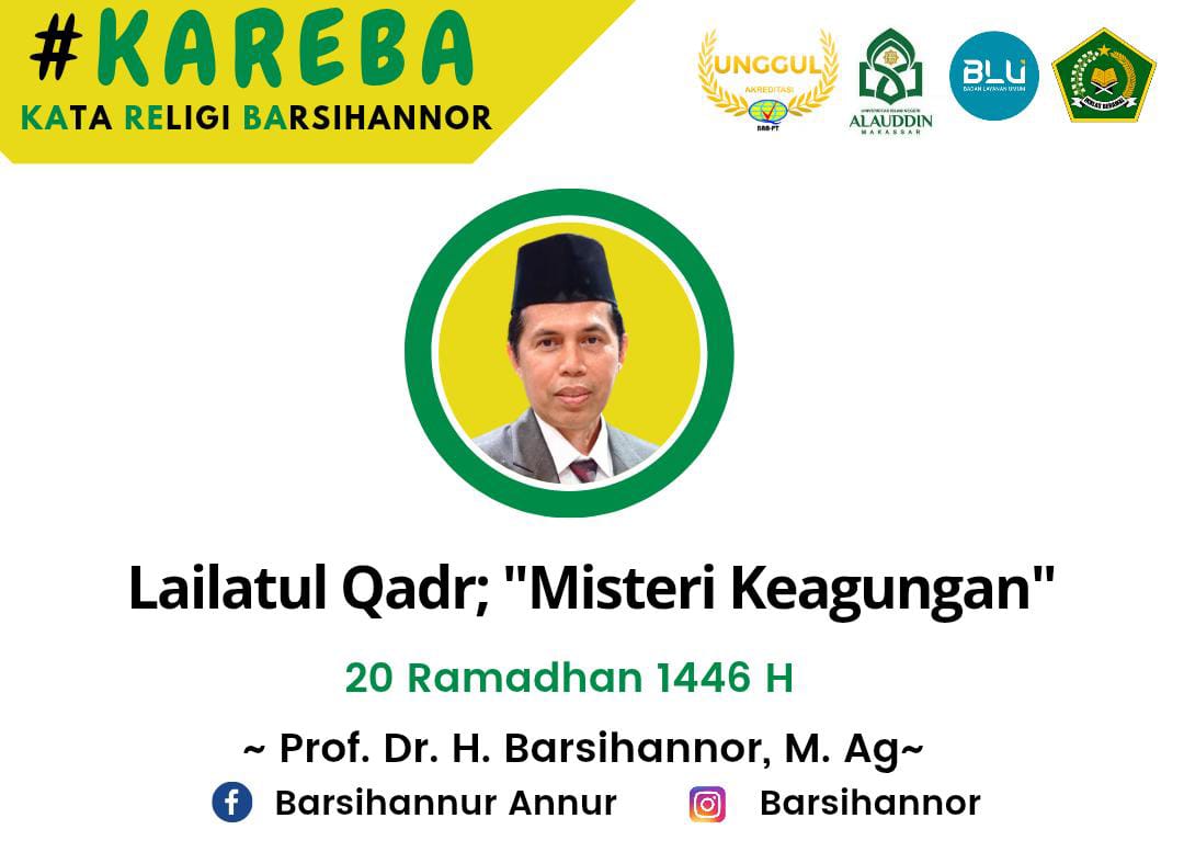 Lailatul Qadr; "Misteri Keagungan"