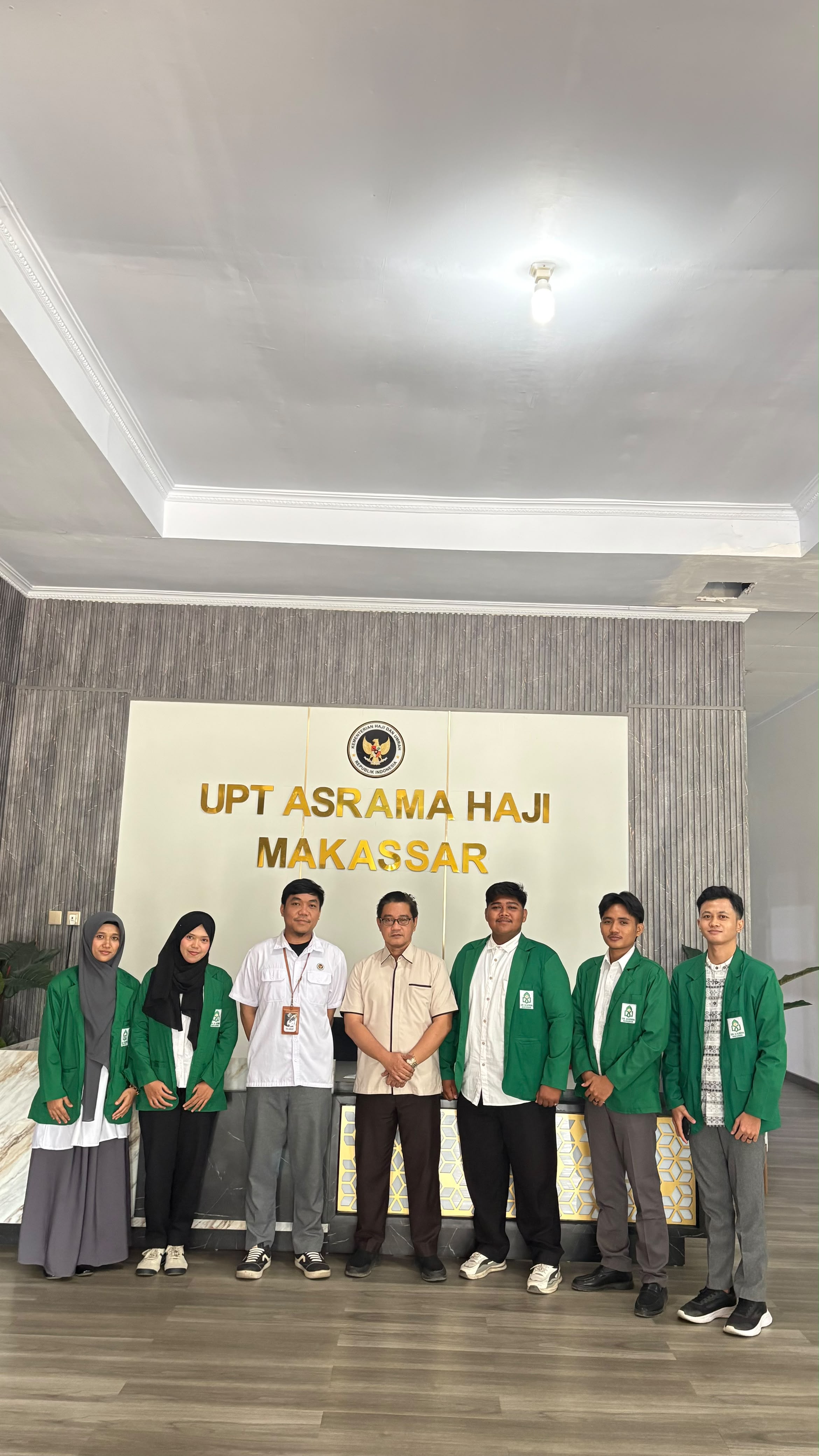 Mahasiswa Jurusan Bahasa dan Sastra Arab Disambut di UPT Asrama Haji Makassar
