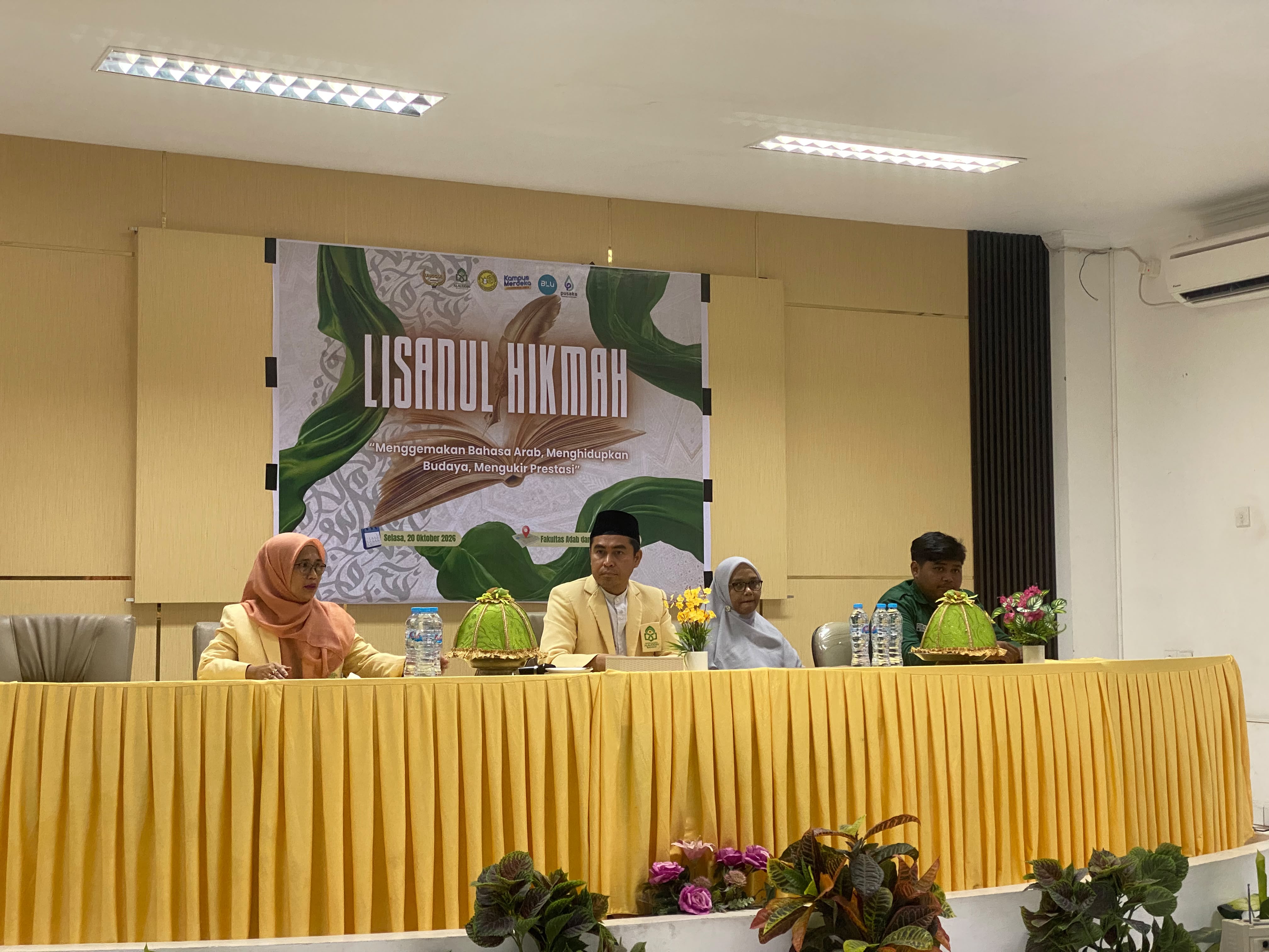 Jurusan BSA UIN Alauddin Makassar Gelar Pembukaan Lomba Peningkatan Prestasi Mahasiswa Bertema “Lisānul Hikmah”