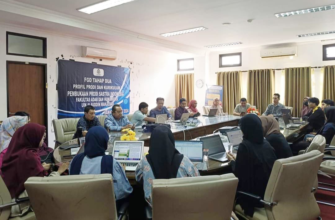 Pimpinan Fakultas Adab dan Humaniora Gelar FGD Tahap Dua Pembukaan Prodi Sastra Indonesia