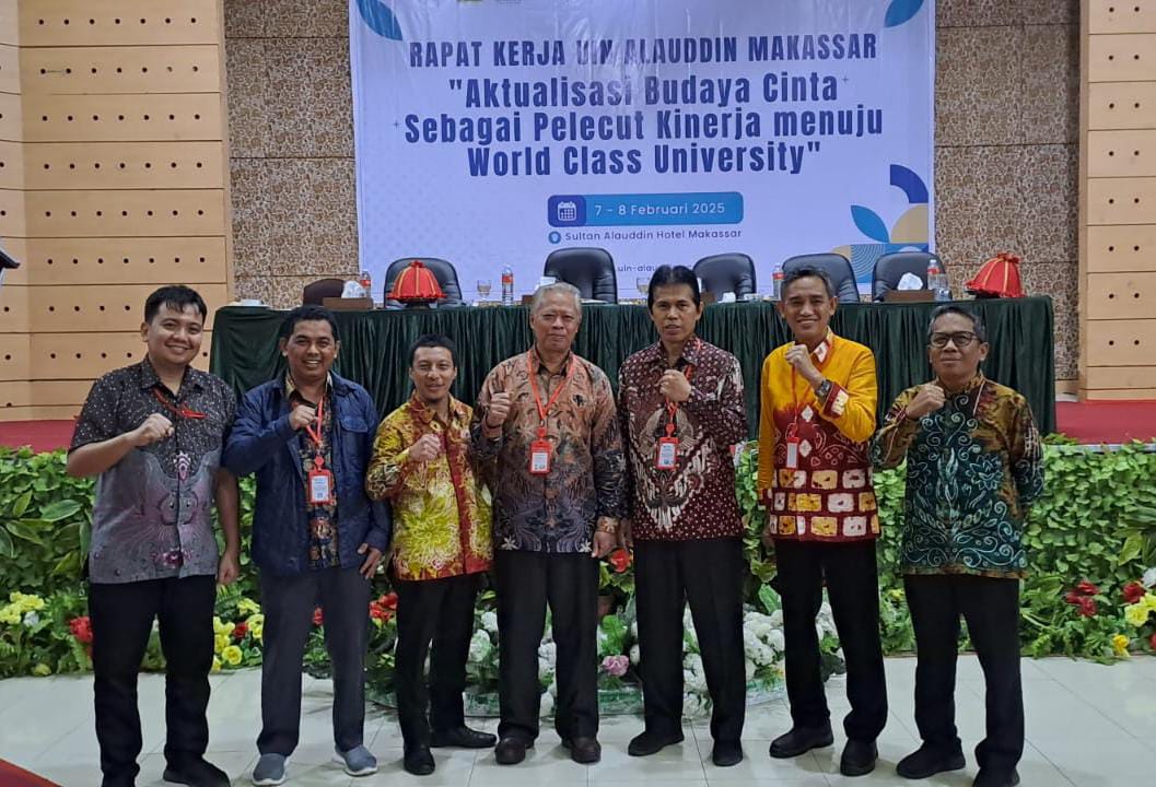 Pimpinan FAH Hadiri Rapat Kerja UIN Alauddin Makassar, Bahas Aktualisasi Budaya Cinta Menuju World Class University