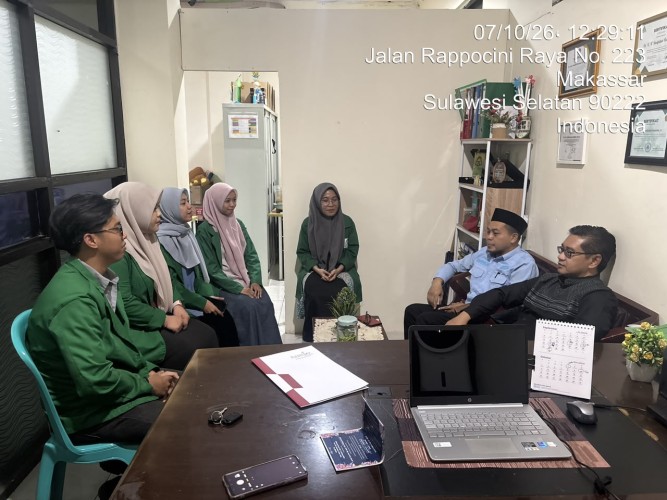 Mahasiswa Jurusan Bahasa dan Sastra Arab Disambut di Kantor Kementerian Agama Kota Makassar