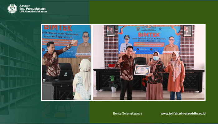 Dosen Ilmu Perpustakaan  Jadi Narasumber Bimbingan Teknis Literasi Informasi di Polewali Mandar
